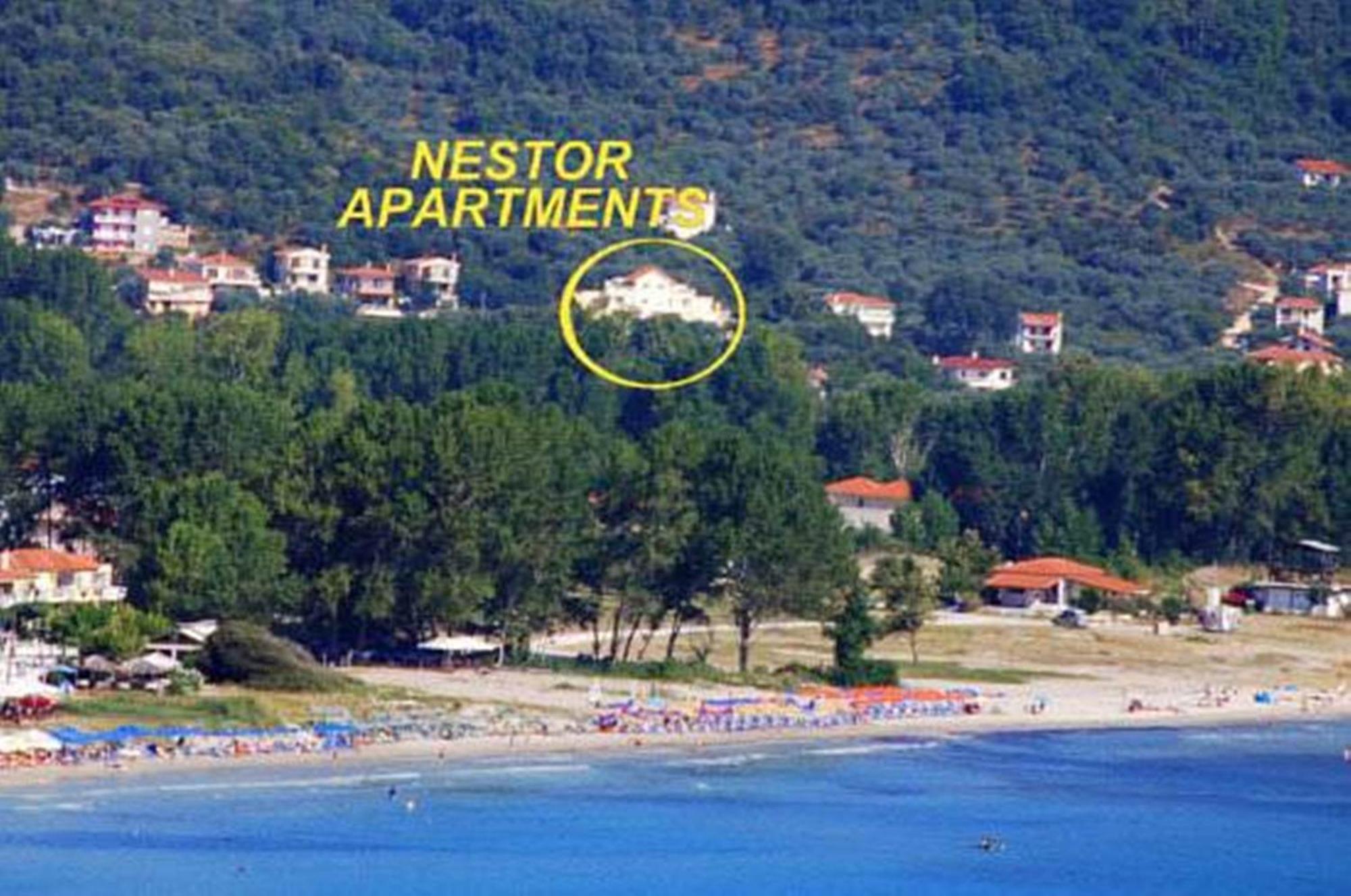 Nestor Apartments Chrysi Ammoudia Exterior foto